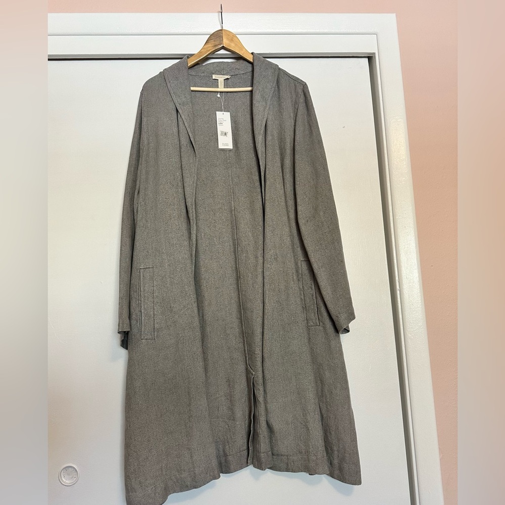 NWT Organic Linen Eileen Fisher Jacket